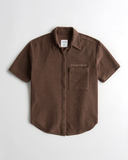 Half sleeve embroidered shirt